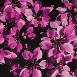 Ткань шелк Армани креп 90 г/м  97% полиэстер, 3% лайкра шир.148 см арт.T.0401.5 цв.05 фиолетовый рул.25м