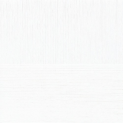Пряжа для вязания ПЕХ "Лаконичная" (50% хлопок, 50% акрил) 5х100г/212м цв.001 белый