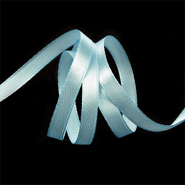 Лента атласная 1/4" (6мм) цв.3105 голубой IDEAL уп.27,4 м