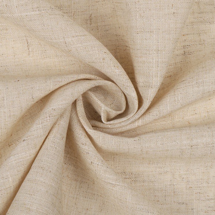 Ткань льняная 190 г/м  лен 40%, вискоза 60% шир.140 см арт.TBY.Li.1002.47 цв.47 натуральный уп.1м