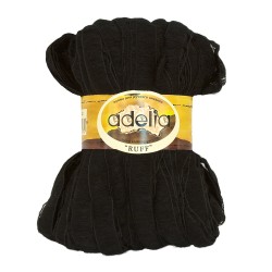 Пряжа ADELIA RUFF (100% акрил) 2х150г/60м СК цв.02 ЧЕРНЫЙ
