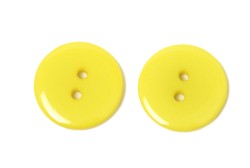 Пуговицы пластик TBY BT цв.110 желтый 18L-11мм, 2 прокола, 150 шт