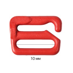 Крючок для бюстгальтера металл ARTA.F.2890 9,9мм, цв.100 красный, уп.50шт