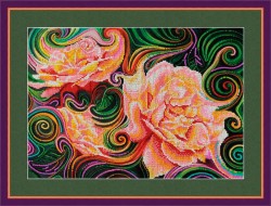 Набор для вышивания бисером GALLA COLLECTION арт.Л 342 Розовая фантазия 35х25 см