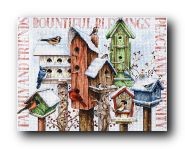 Набор для вышивания DIMENSIONS арт.DMS-70-08863 Зимние домики 35 x 27 см