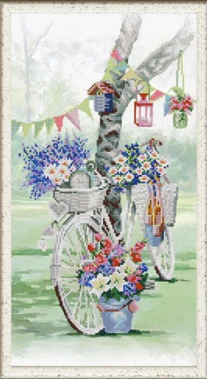 Рисунок на ткани (Бисер) КОНЁК арт. 1274 Прованский праздник 25х45 см