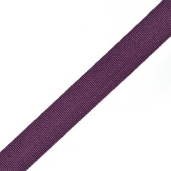 Тесьма TBY в рубчик (шляпная) арт. TGS20174S шир.20мм цв.фиолетовый уп.50м