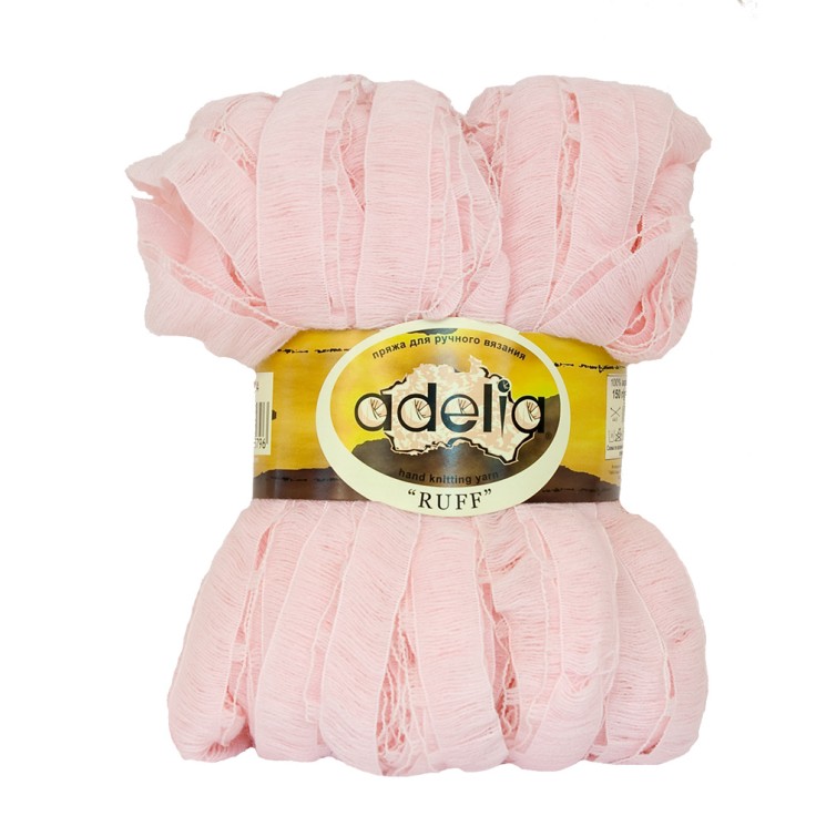 Пряжа ADELIA RUFF (100% акрил) 2х150г/60м СК цв.04 св.розовый