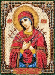 Набор для вышивания PANNA арт. CM-1262 Икона Божией Матери Умягчение злых сердец 20,5х28 см