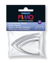 FIMO Professional набор каттеров 3 формы, "вымпел" арт.8724 06