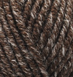 Пряжа для вязания Ализе Superlana midi (25% шерсть/ 75% акрил) 5х100г/170м цв.804 коричневый жаспе упак (1 упак)