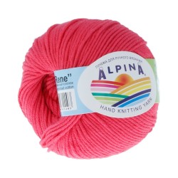 Пряжа ALPINA RENE (100% мерсеризованный хлопок) 10х50 г/105м цв.581 яр.розовый