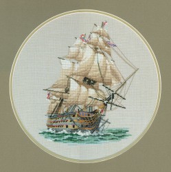 Набор для вышивания HERITAGE арт.CVY309E HMS Victory 19х23 см
