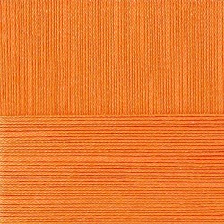 Пряжа для вязания ПЕХ "Классический хлопок" (100% мерсеризованный хлопок) 5х100г/250м цв.485 желтооранжевый