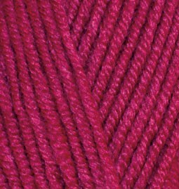 Пряжа для вязания Ализе Superlana midi (25% шерсть/ 75% акрил) 5х100г/170м цв.649 рубин упак (1 упак)