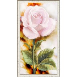 Рисунок на ткани (Бисер) КОНЁК арт. 9488 Нежная роза 25х45 см