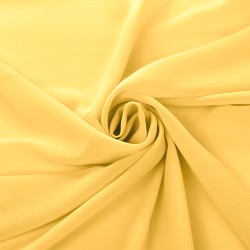 Ткань шифон, арт.TBY.8024-152,плот.85г/м2,100% полиэстр, ширина 150см, цв.152 нежно желтый, рул.30м