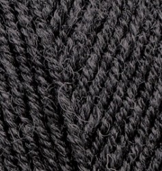 Пряжа для вязания Ализе Superlana midi (25% шерсть/ 75% акрил) 5х100г/170м цв.196 т.серый меланж упак (1 упак)