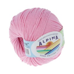 Пряжа ALPINA RENE (100% мерсеризованный хлопок) 10х50 г/105м цв.032 розовый