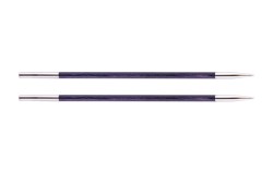 29251 Knit Pro Спицы съемные Royale 3мм для длины тросика 28-126см, ламинированная береза, фиолетовый, 2шт