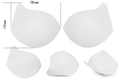 Чашечки корсетные TBY-10.01 с эффектом push-up р.75 цв. белый уп.10 пар