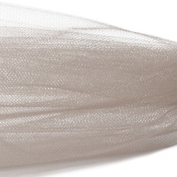 Фатин Кристалл средней жесткости блестящий арт.K.TRM шир.300см, 100% полиэстер цв. 84 К уп.50м - бежевый