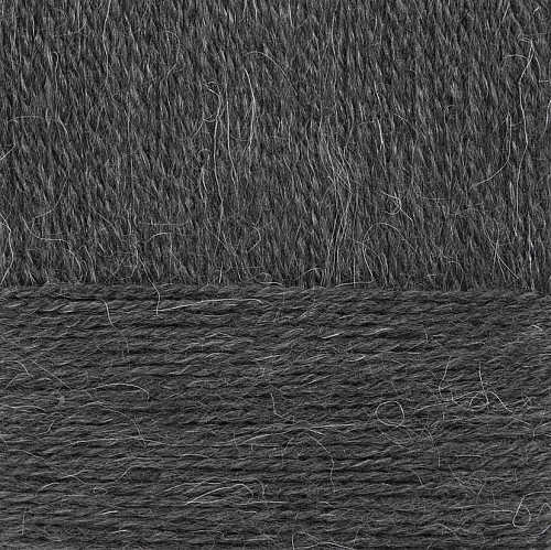 Пряжа для вязания ПЕХ "Ангорская тёплая" (40% шерсть, 60% акрил) 5х100г/480м цв.435 антрацит