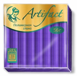 Полимерная глина "Артефакт" арт.АФ.821783/F6360 флуоресцентный цв.Фиолетовый 56 г