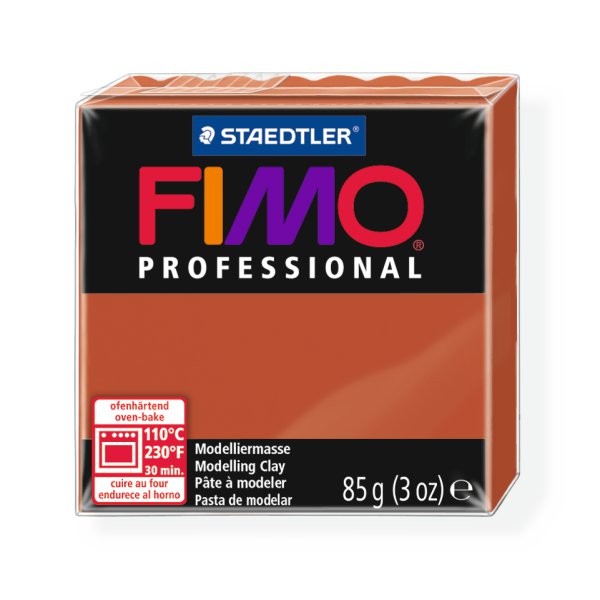 FIMO professional полимерная глина, запекаемая в печке, уп. 85г цв.терракота, арт.8004-74