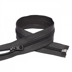 Молния MaxZipper пласт. спираль №5-N 60см цв.F312 т.серый уп.10шт