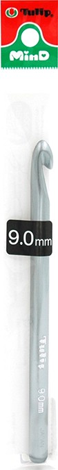 Tulip Крючок для вязания "MinD" арт.TA-1031E 9мм, сталь / серебристый
