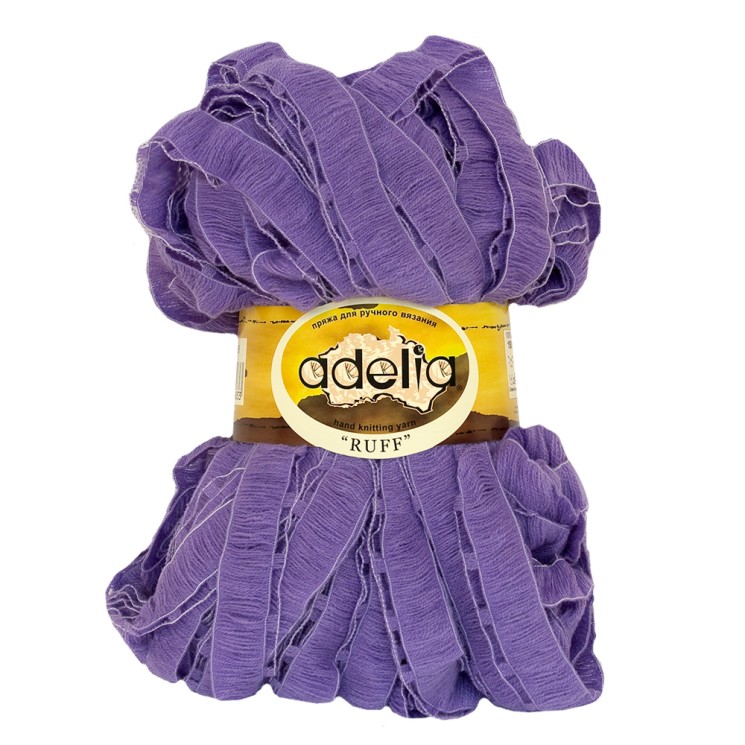 Пряжа ADELIA RUFF (100% акрил) 2х150г/60м СК цв.08 сиреневый
