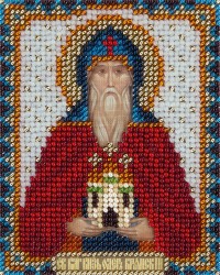 Набор для вышивания PANNA арт. CM-1929 Икона Святого благоверного князя Олега Брянского 8,5х11 см