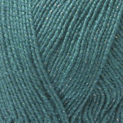 Пряжа для вязания ПЕХ "Мерцающая" (96% акрил, 4% метанит) 5х100г/430м цв.014 морская волна