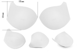 Чашечки корсетные TBY-10.01 с эффектом push-up р.90 цв. белый уп.10 пар