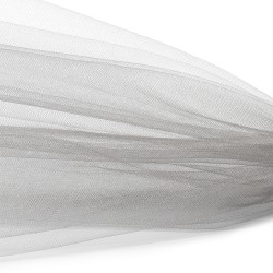 Фатин Кристалл средней жесткости блестящий арт.K.TRM шир.300см, 100% полиэстер цв. 91 К уп.5м - бежевый