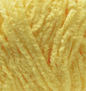 Пряжа для вязания Ализе Softy (100% микрополиэстер) 5х50г/115м цв.187 лимонный