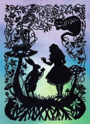 Набор для вышивания Bothy Threads арт.XFT4 Alice in Wonderland (Алиса в Стране Чудес) 26х36 см