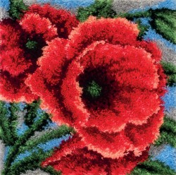 Набор для вышивания PANNA арт. KI-1342 Красные маки 40х40 см