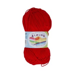 Пряжа ALPINA SATI (100% мерсеризованный хлопок) 10х50г/170м цв.179 красный