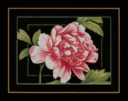 Набор для вышивания LANARTE арт.PN-0155749 Pink rose 33х24 см