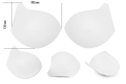 Чашечки корсетные TBY-10.01 с эффектом push-up р.95 цв. белый уп.10 пар