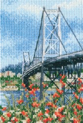 Набор для вышивания РТО арт.C306 Висячий мост Эрсилью Луш 9х13,5 см