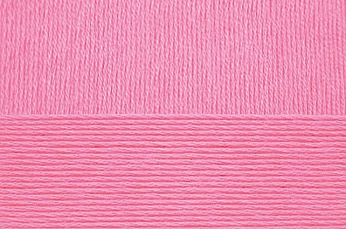 Пряжа для вязания ПЕХ "Хлопок Натуральный" летний ассорт (100% хлопок) 5х100г/425 цв.011 яр.розовый