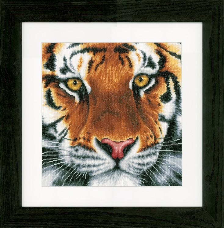 Набор для вышивания LANARTE арт.PN-0156104 Тигр 34х35 см