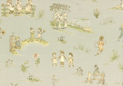 Ткань для пэчворка PEPPY Kate Greenaway Panel 115 г/м 100% хлопок цв.31007-60 уп.60х110 см