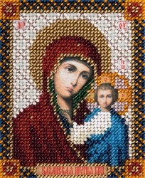 Набор для вышивания PANNA арт. CM-1823 Икона Божией Матери Казанская 8,5х11 см