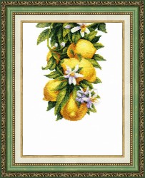 Набор для вышивания Crystal Art арт.BT-136 Полезные лимоны 20/6х27/5 см упак (1 шт)