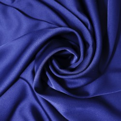 Ткань шелк Армани 90 г/м2 97% полиэстер, 3% спандекс шир.145 см арт.Р.11581.35 цв.35 синий уп.25м