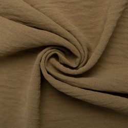 Ткань Лен Манго 110 г кв.м 100% полиэстер шир.148 см арт.Р.34092.05 цв.05 коричневый уп.30м